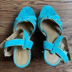ASH turquoise wedges
